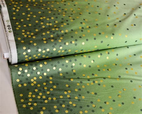 metallic confetti fabric|green and metallic gold confetti.